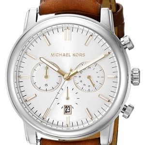 MICHAEL KORS Landaulet Chronograph White Dial Men'